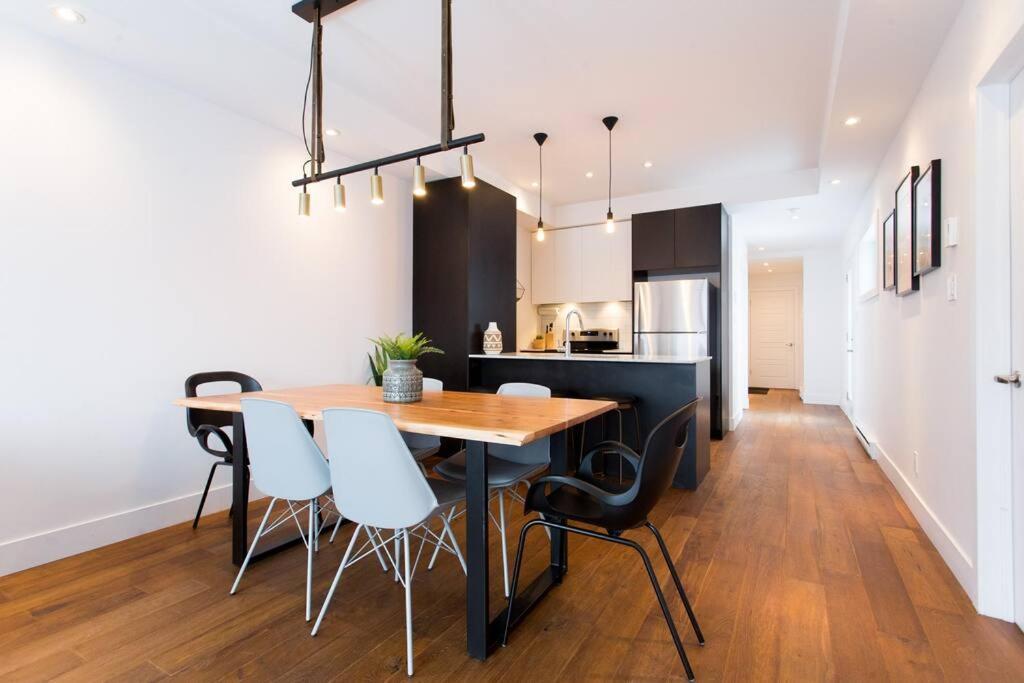 Sleek Condo In The Heart Of Little Italy By Den Stays Montreal Exterior foto